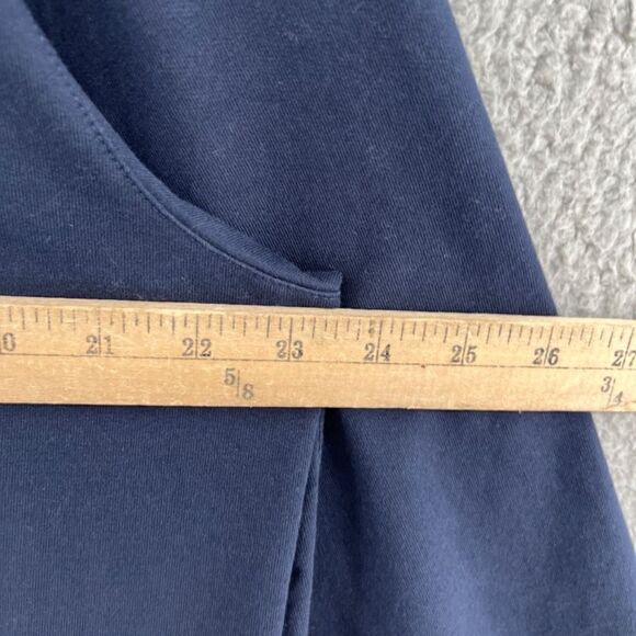 Ted Baker London Lydney Colorblock Cotton Blend Quarter Zip Polo Navy 7 / 3XL - Picture 8 of 16